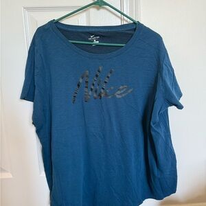 Nike Navy Dri-FIT Tee